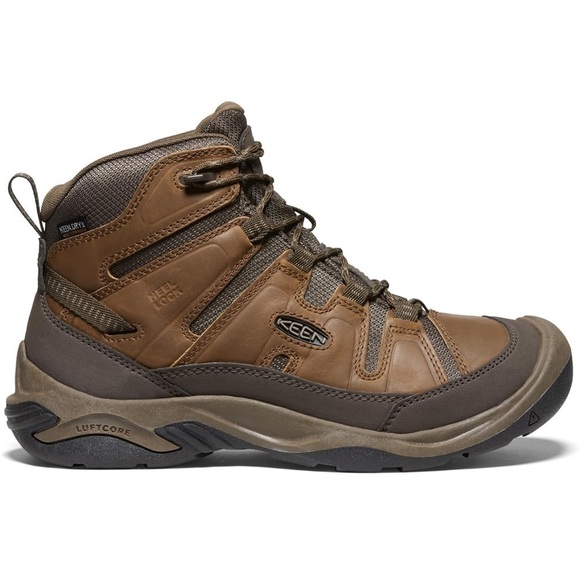 Keen Men\'s Circadia Mid Waterproof Hiking Boot Bison Brindle Size 14 Wide main image 9
